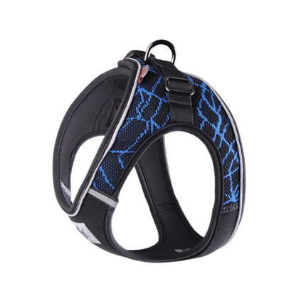 Reflective anti-pull dog harness