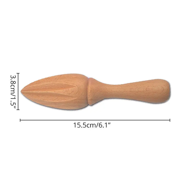 Exprimidor de cítricos de madera dura europea