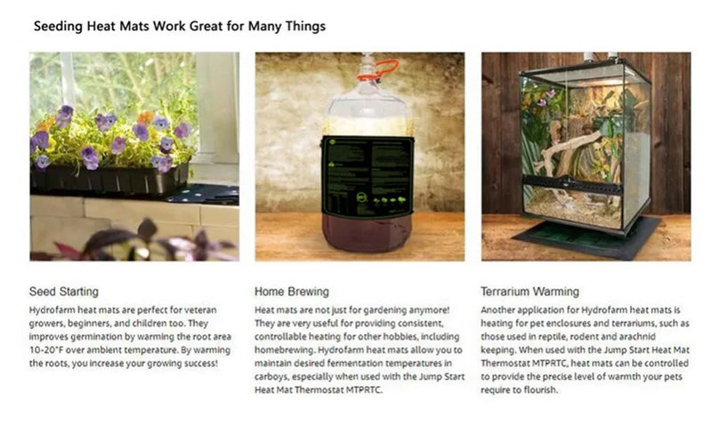 Estera térmica para semillas 5~45W 220V~240VAccesorios de jardineríaHome & Garden > Lawn & Garden > Gardening > Gardening Tools > Cultivating Tools