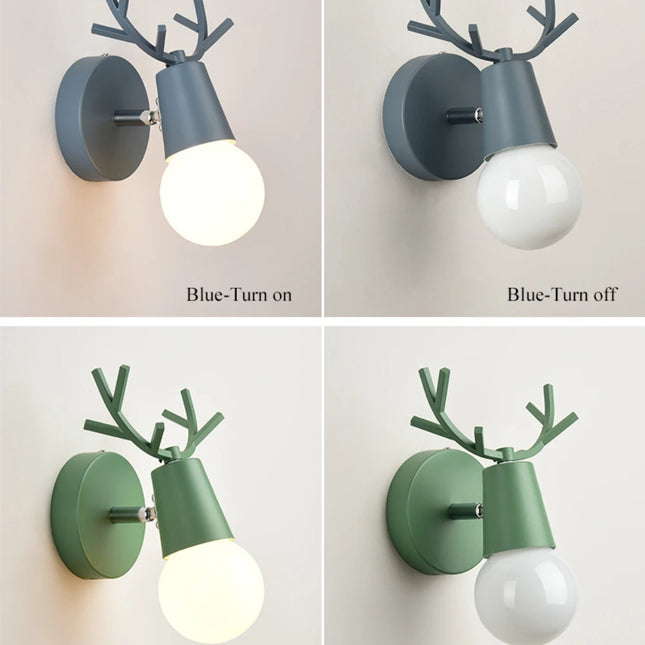 Adjustable Deer Antler LED Wall Lights