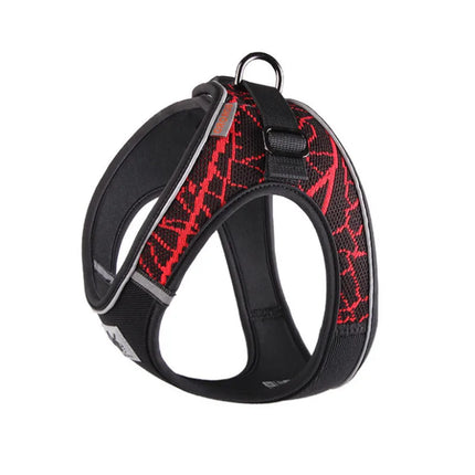 Reflective anti-pull dog harness