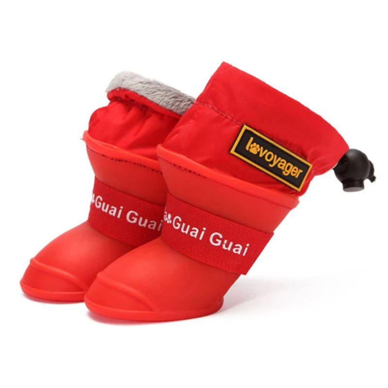 Botas de lluvia impermeables para perros pequeños - 4 PiezasRopaAnimals & Pet Supplies > Pet Supplies > Pet Apparel > Pet Shoes
