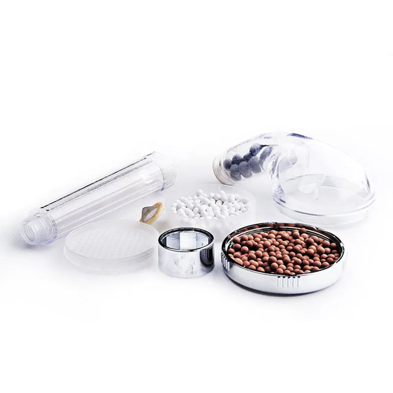 Cabezal de ducha con bolitas iónicas y mineralizadasCabezales de duchaHardware > Plumbing > Plumbing Fixture Hardware & Parts > Shower Parts > Shower Heads > Handheld Shower Heads