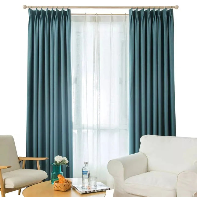 Blackout curtain in solid colors