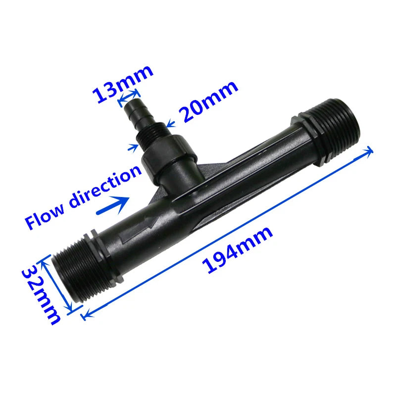 Inyector de fertilizante conexión rosca machoAccesorios de jardinería