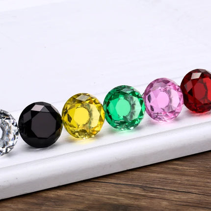 Diamond Shape Crystal Furniture Knob