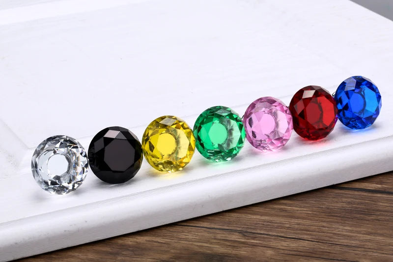 Diamond Shape Crystal Furniture Knob