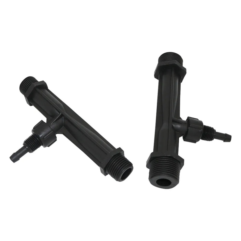 Inyector mezclador de fertilizante venturi 1/2'' y 3/4'' para riego jardínRiego
