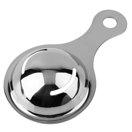 Metal spoon to separate the yolks