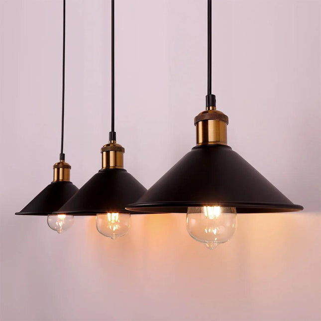 Industrial retro metal pendant lamp