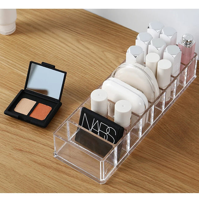 Clear acrylic cosmetic storage box