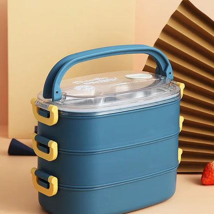 Multi-level lunch box pack