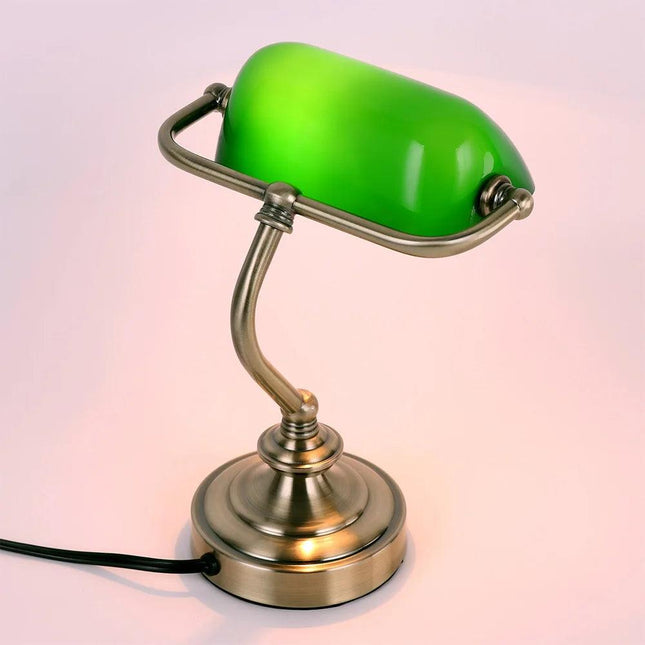 Mini lampe de bureau rétro avec protection des yeux, lumière LED