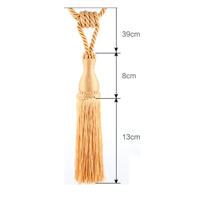 European style curtain clip with tassel