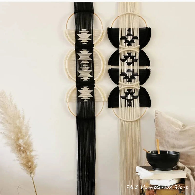 Tapiz de pared de macraméCuadros