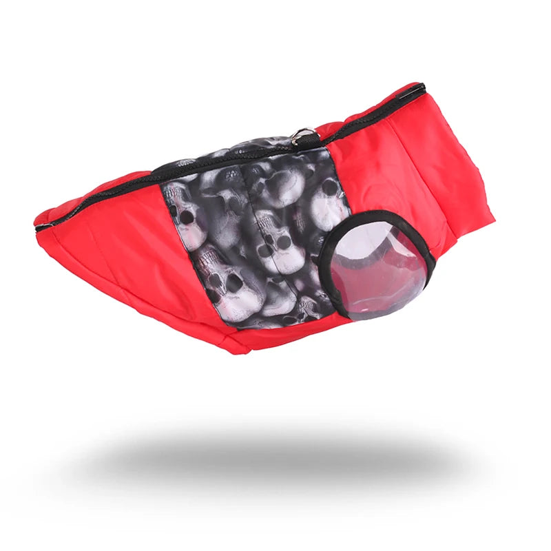 Chaleco impermeable con calaveras para perrosRopaAnimals & Pet Supplies > Pet Supplies > Pet Apparel > Pet Coats