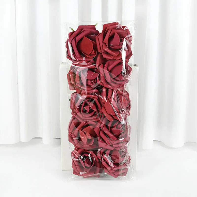 Flor artificial de rosa grande con tallo de 16cmFlores artificialesHome & Garden > Decor > Artificial Flora > Artificial Flowering Plants