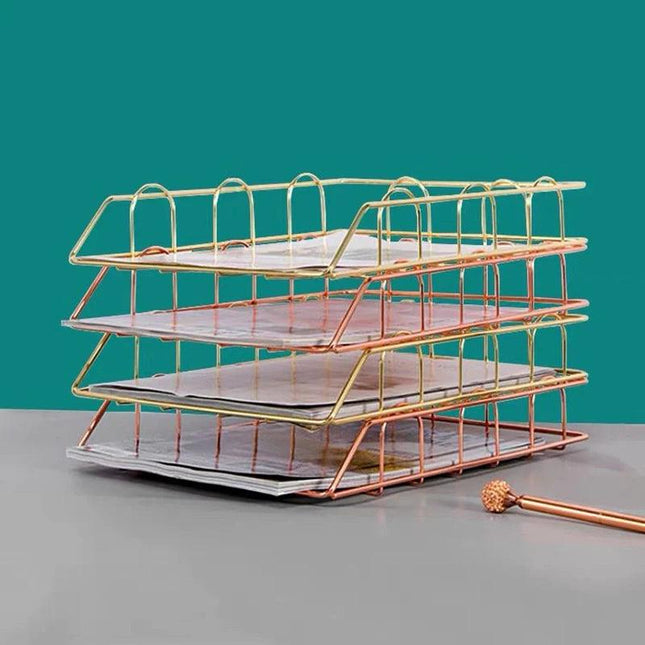 Metal Desk Organizer Tray