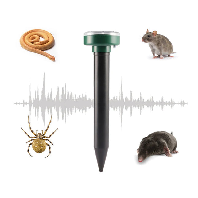 Souris électronique à ultrasons solaire IP64 et anti-insectes