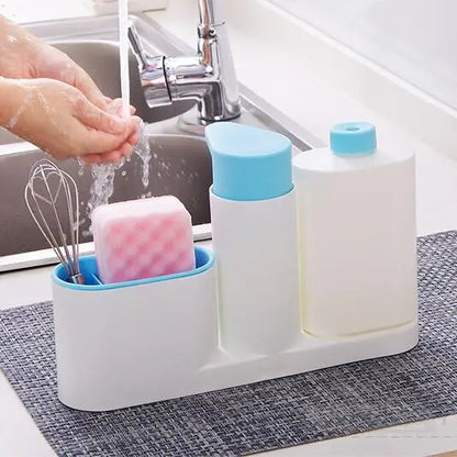 Set básico de soporte para esponja y jabón