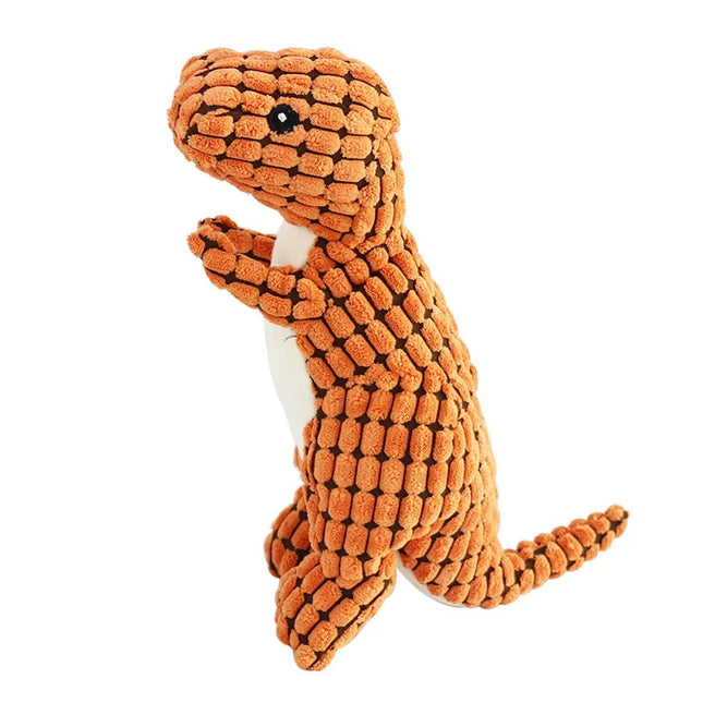 Juguete de peluche con forma de dinosaurio