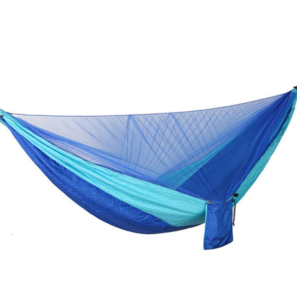 Lightweight, easy-to-install hammock with mosquito net, 290x140cm