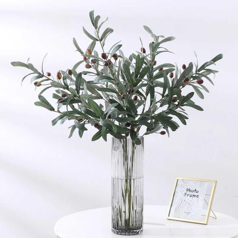 Rama de olivo artificial 77cm con hojas verdes y aceitunas decorativasPlantas artificialesHome & Garden > Decor > Artificial Flora > Artificial Non-Flowering Plants