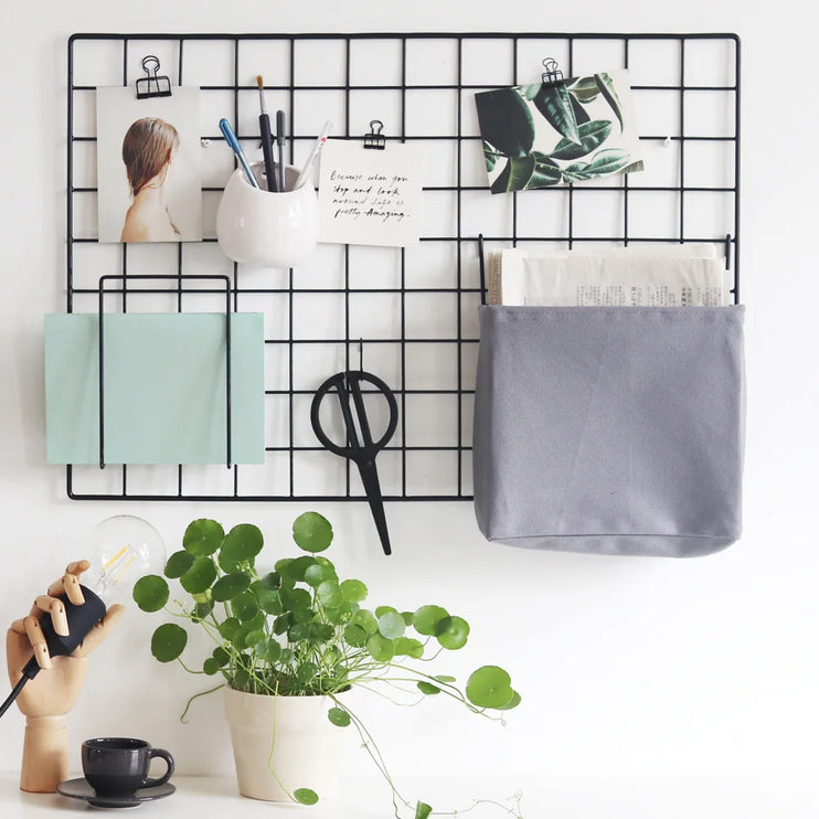 Metal Grid Hanging Shelf Kit