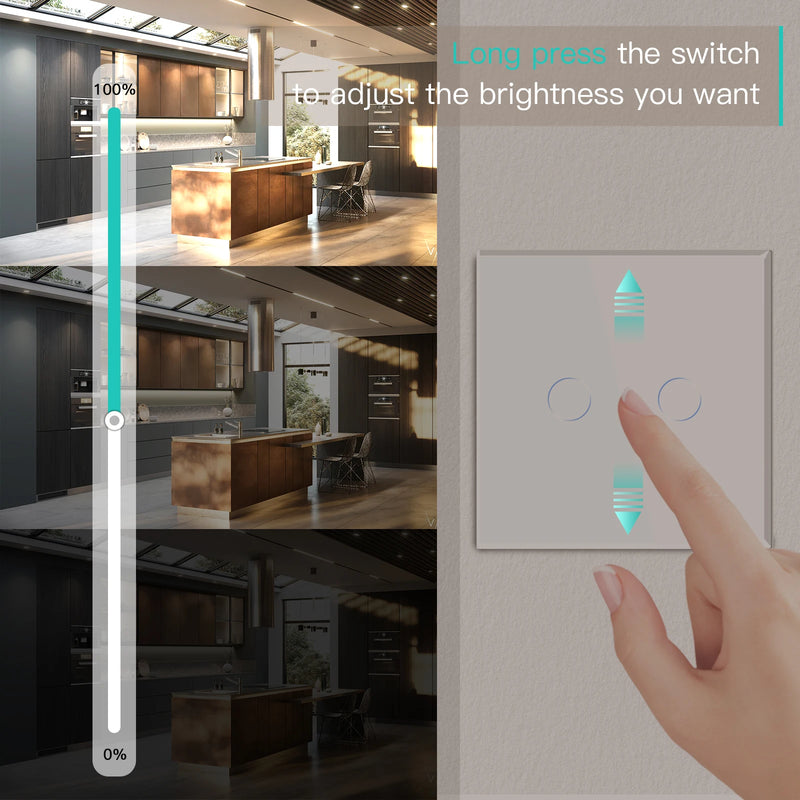 Interruptor de atenuación táctil estándar UEInterruptores