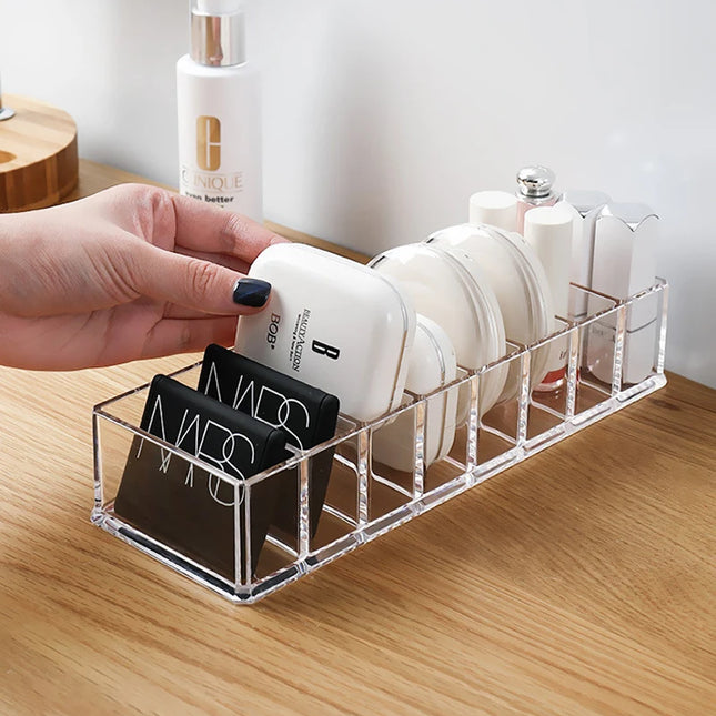 Clear acrylic cosmetic storage box