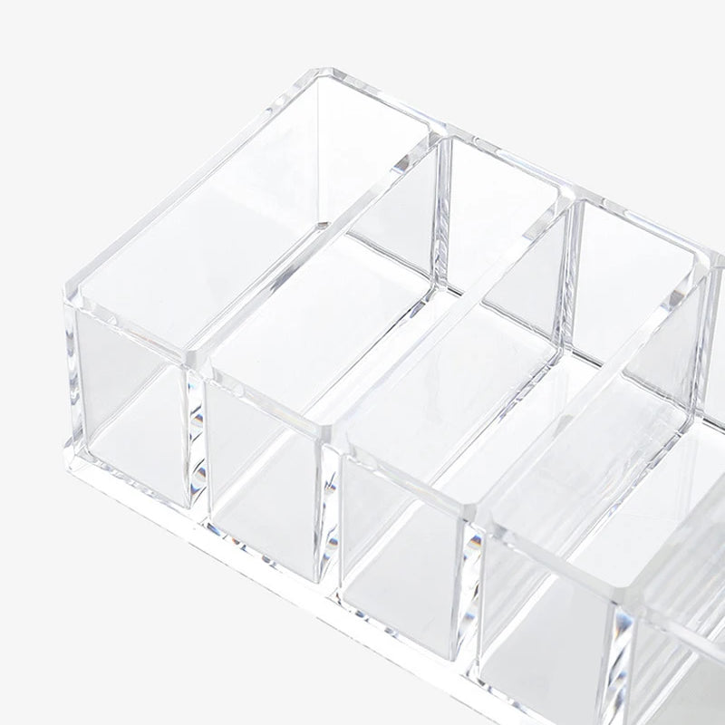 Caja de almacenamiento de cosméticos de acrílico transparenteAlmacenamiento