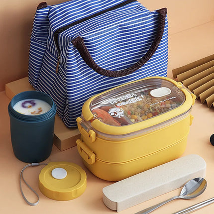 Multi-level lunch box pack