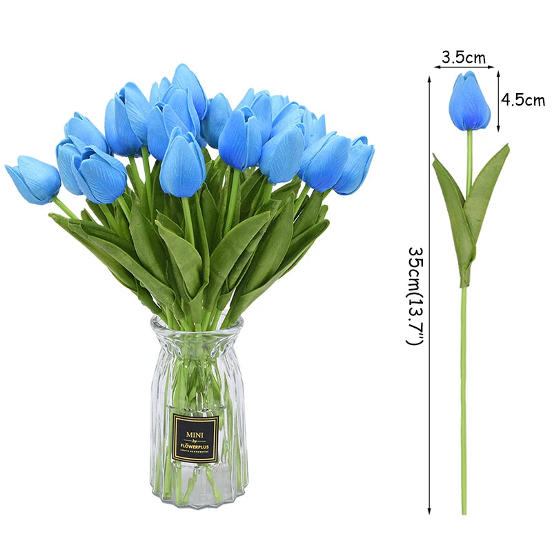 Tulipanes artificiales pack 10 unidadesFlores artificialesHome & Garden > Decor > Artificial Flora > Artificial Flowering Plants