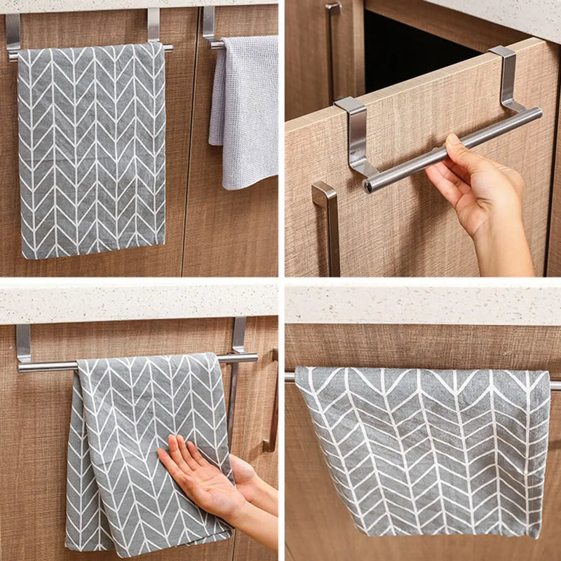 Toallero de acero inoxidable para puertasToallerosHome & Garden > Bathroom Accessories > Towel Racks & Holders > Towel Holders