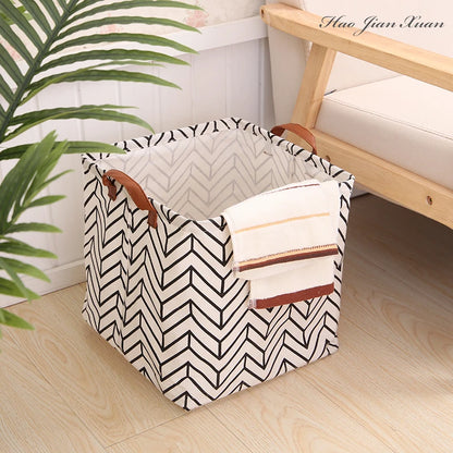 Foldable Storage Basket Cube with Handles