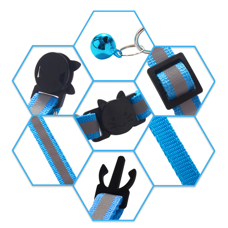 Collar reflectante con cascabel para gatos ajustableCollaresAnimals & Pet Supplies > Pet Supplies > Pet Collars & Harnesses > Breakaway & Safety Collars