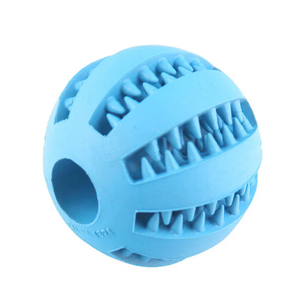 Rubber ball for dental cleaning for small dogs