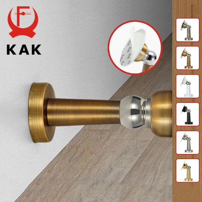 304 Stainless Steel Magnetic Door Stop Floor and Wall Windproof Door Stopper