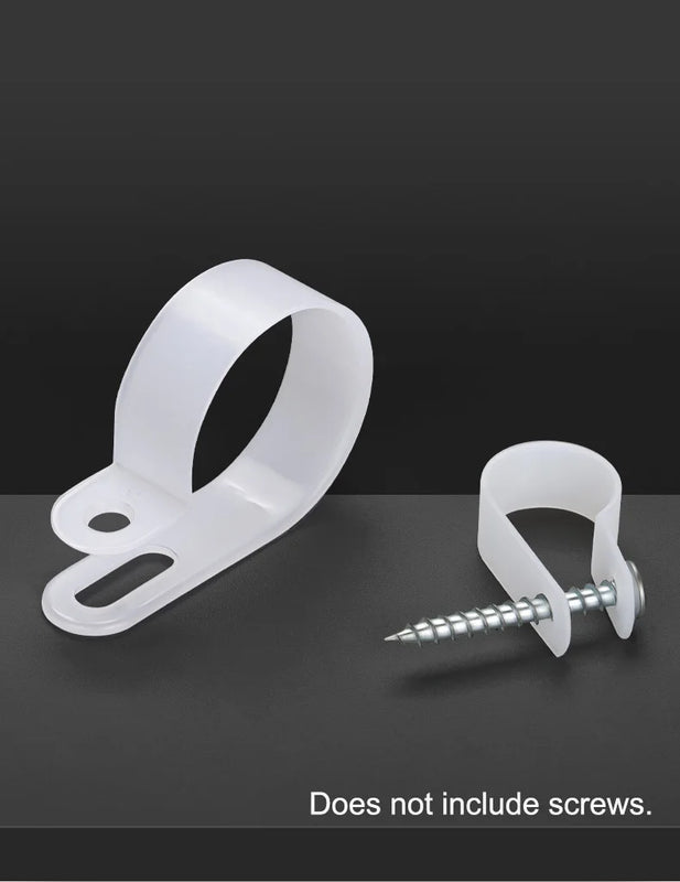 Clips de plástico organizadores de cables pack 100 unidadesBridasElectronics > Electronics Accessories > Cable Management > Cable Clips
