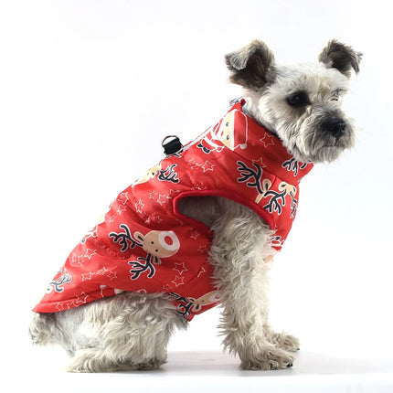 Christmas raincoat for dogs