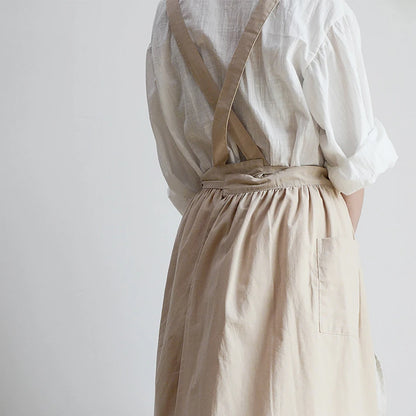 Delantal vintage de falda completa