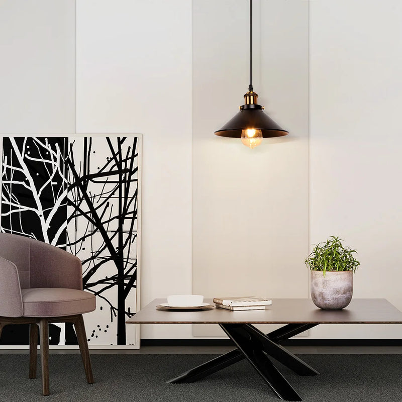 Lámpara colgante de metal retro IndustrialLámparas de techoHome & Garden > Lighting > Lighting Fixtures > Ceiling Light Fixtures