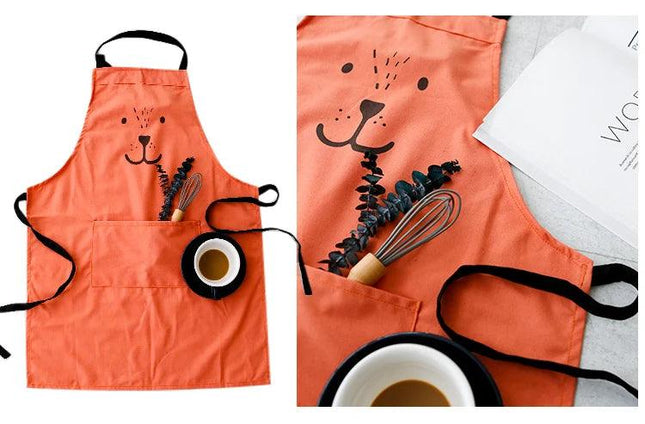 Cartoon Bear Aprons for Kids and Adults