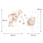 Children's decorative vinyl catching a star | boy