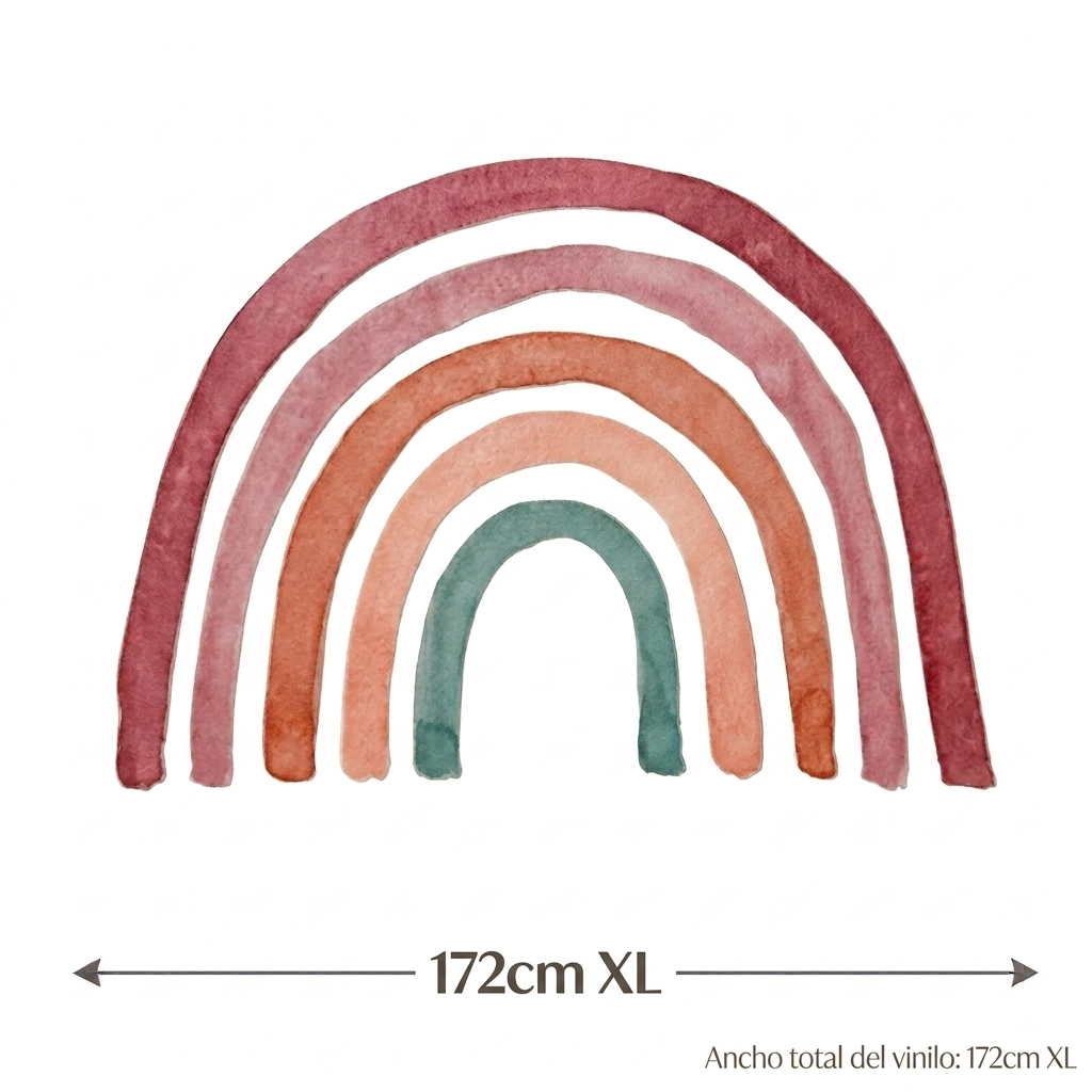 Rainbow Children's Decorative Vinyl | Repositionable