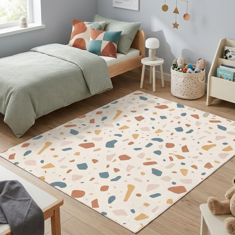 Resistant vinyl rug 120x160 cm | Children's terrace