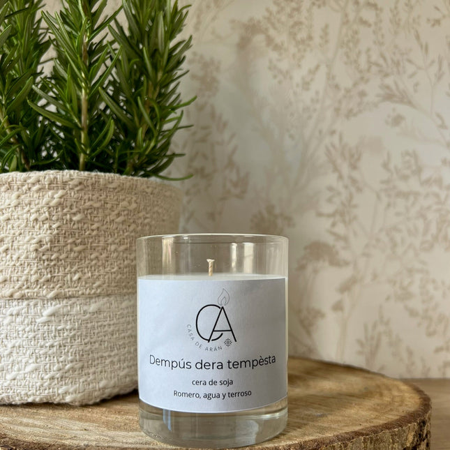 Vela Dempús dera tempèsta "Después de la tormenta" 🌧️🌿Home & Garden > Decor > Home Fragrances > Candles