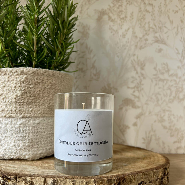 Vela Dempús dera tempèsta "Después de la tormenta" 🌧️🌿Home & Garden > Decor > Home Fragrances > Candles
