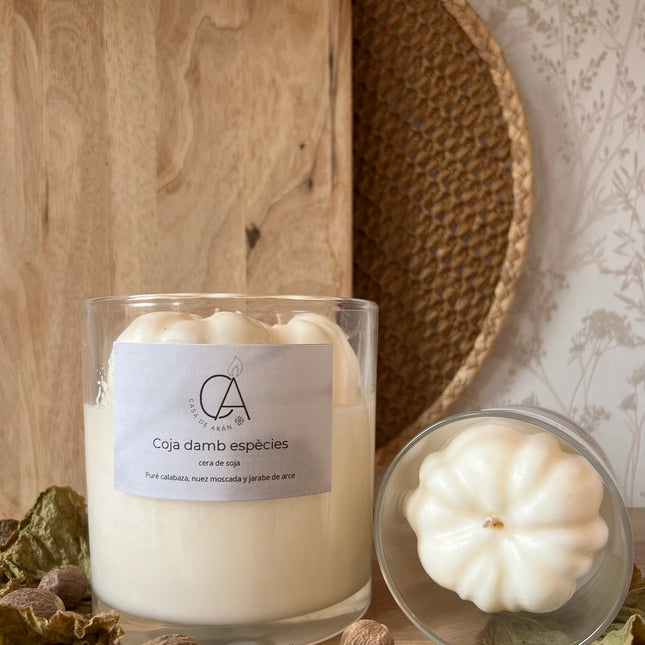 Vela Coja damb espècies "Calabaza con especias"– Edición de otoño 🎃🍁Home & Garden > Decor > Home Fragrances > Candles