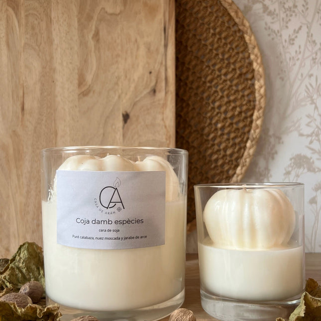 Vela Coja damb espècies "Calabaza con especias"– Edición de otoño 🎃🍁Home & Garden > Decor > Home Fragrances > Candles